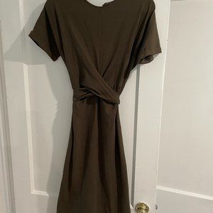 Modern Citizen Cotton Wrap Dress